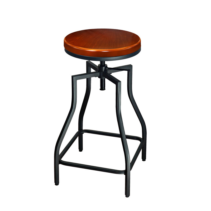 Williston Wisbech Swivel Metal Adjustable Height Bar Stool